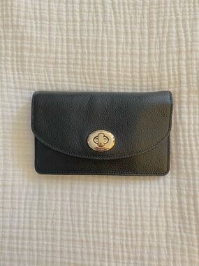 Coach Factory | Black Turn-Lock Wallet